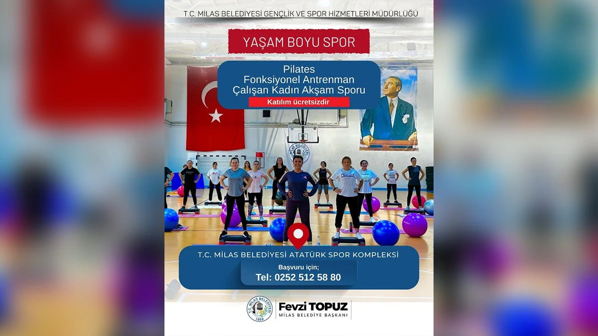 Milas Belediyesi Kadınlara Özel Spor Programı Başlattı