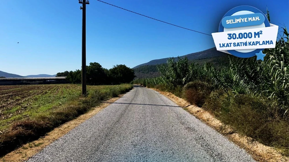 Milas Belediyesi'nden Yol Yapım Seferberliği