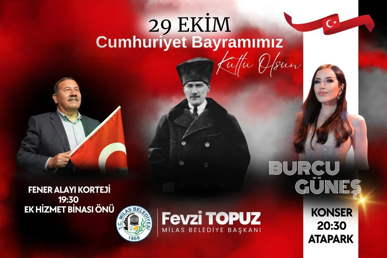 Milas’ta 29 Ekim Coşkusu