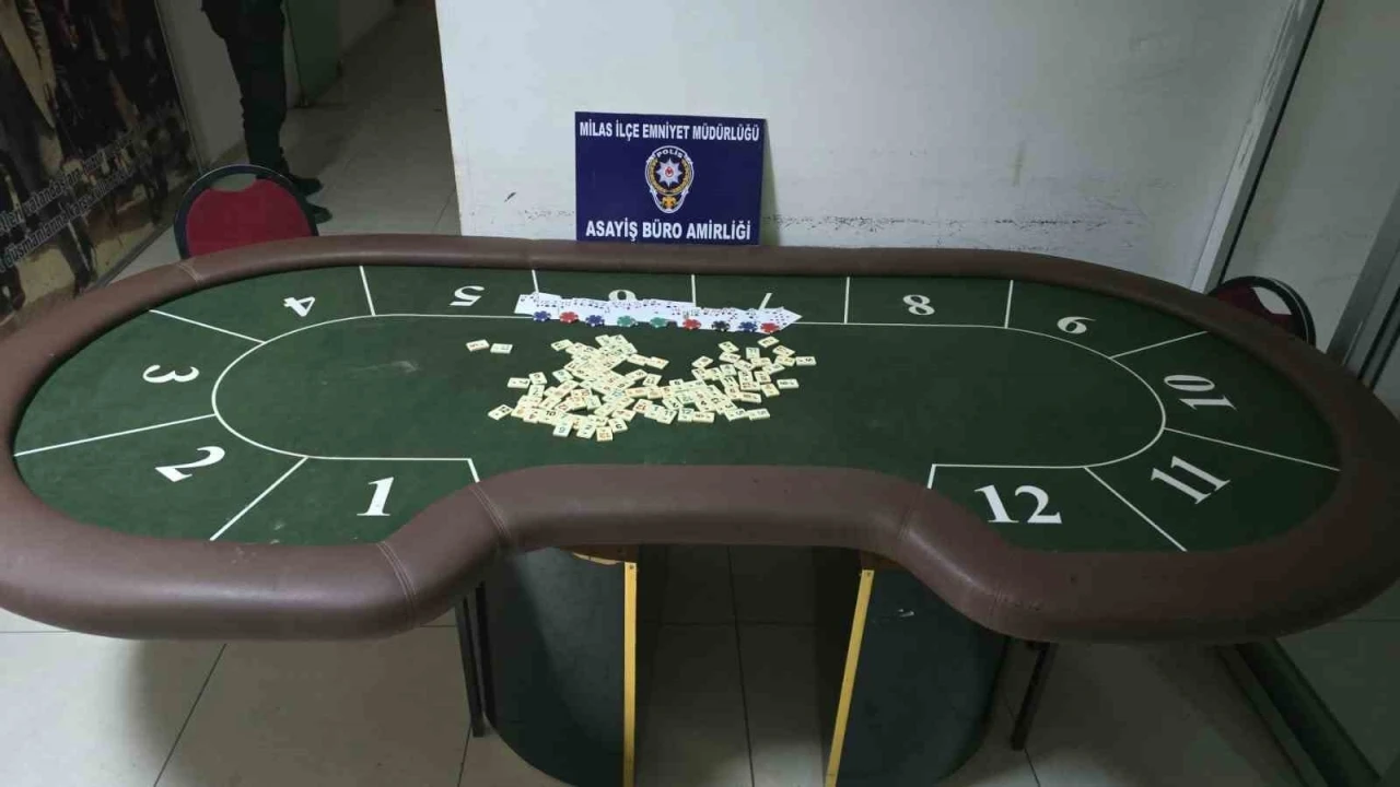 Milas’ta kahvehaneye kumar baskını
