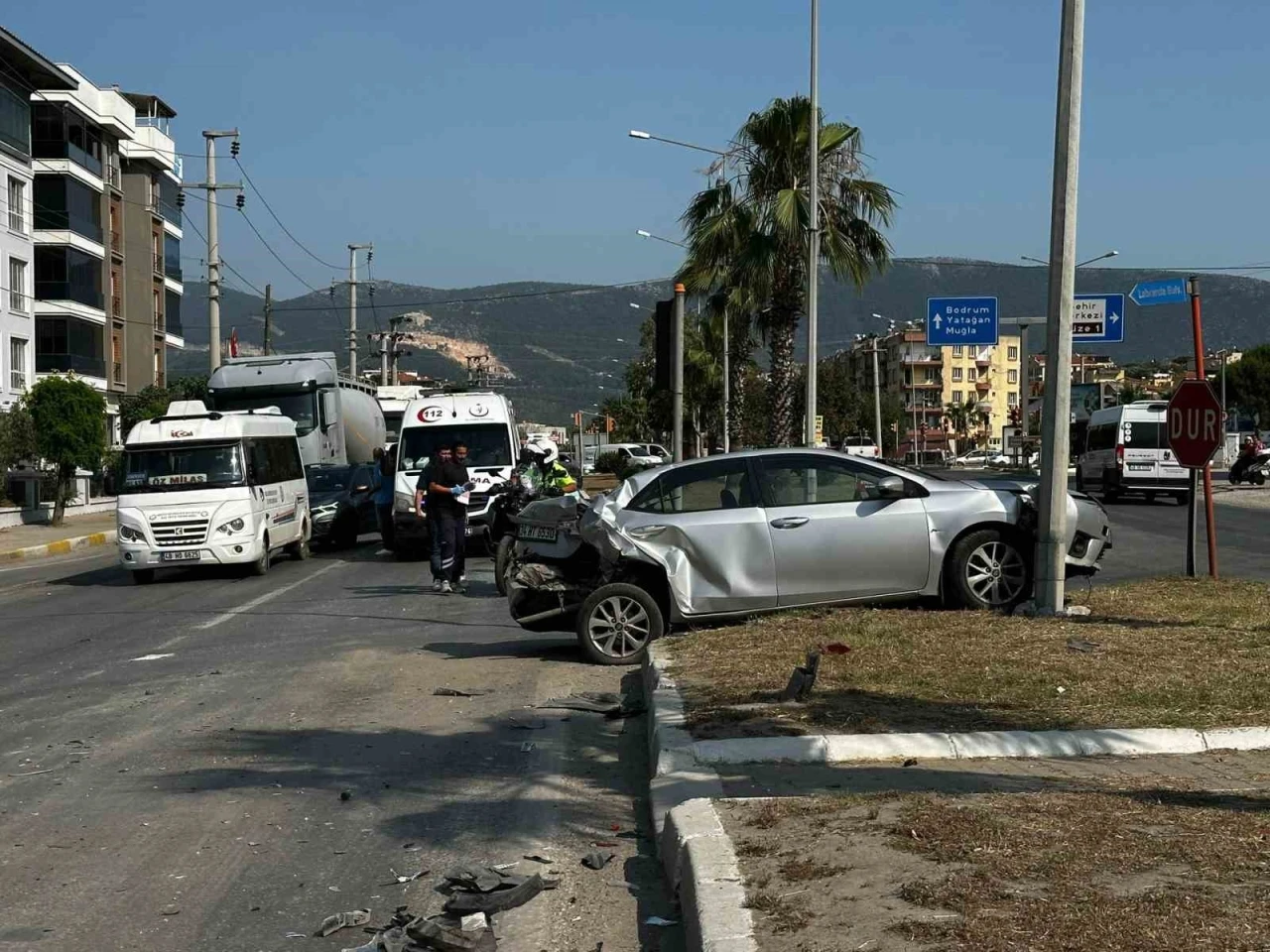 Milas’ta trafik kazası: 1 yaralı
