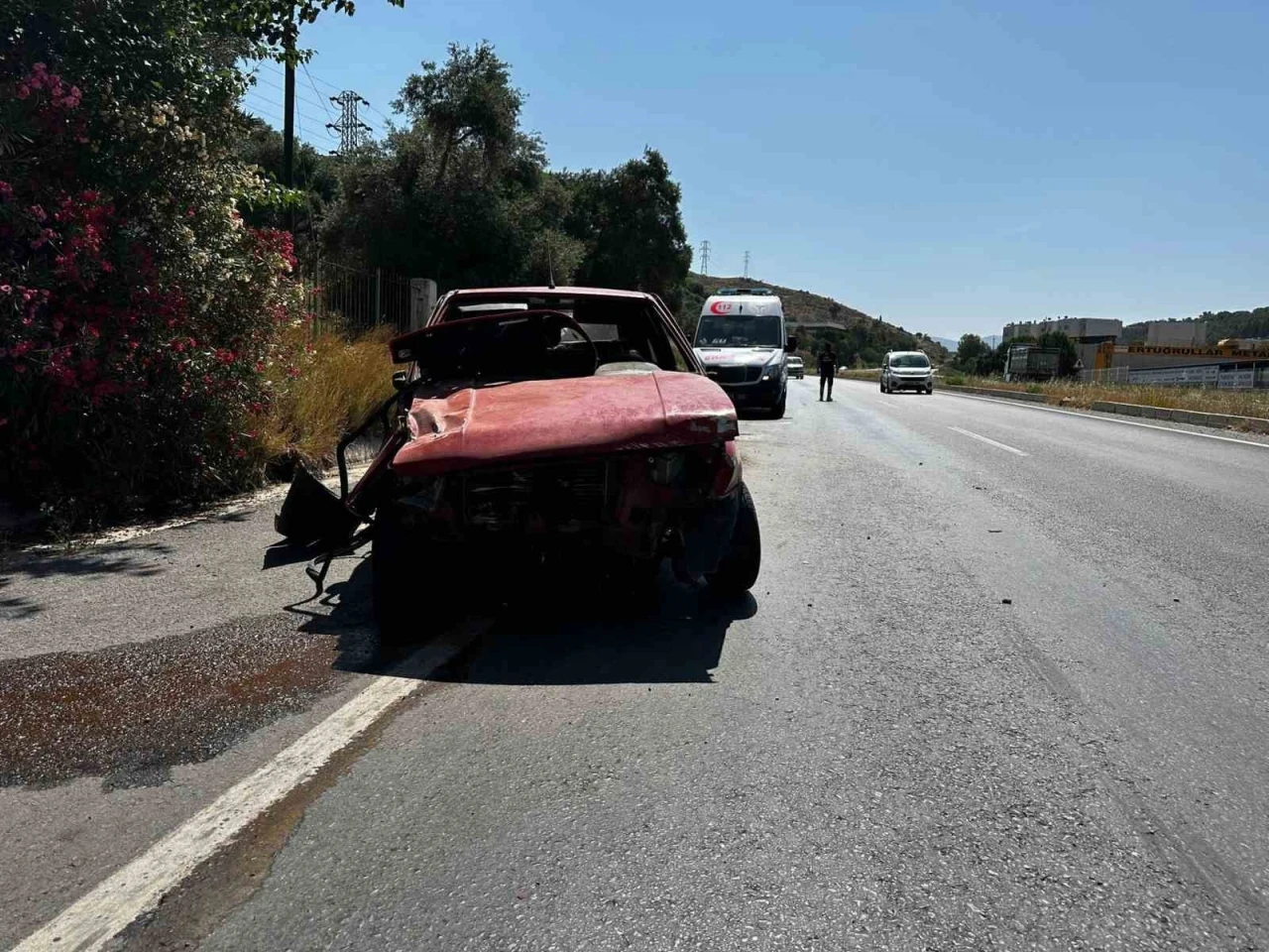 Milas’ta trafik kazası: 1 yaralı
