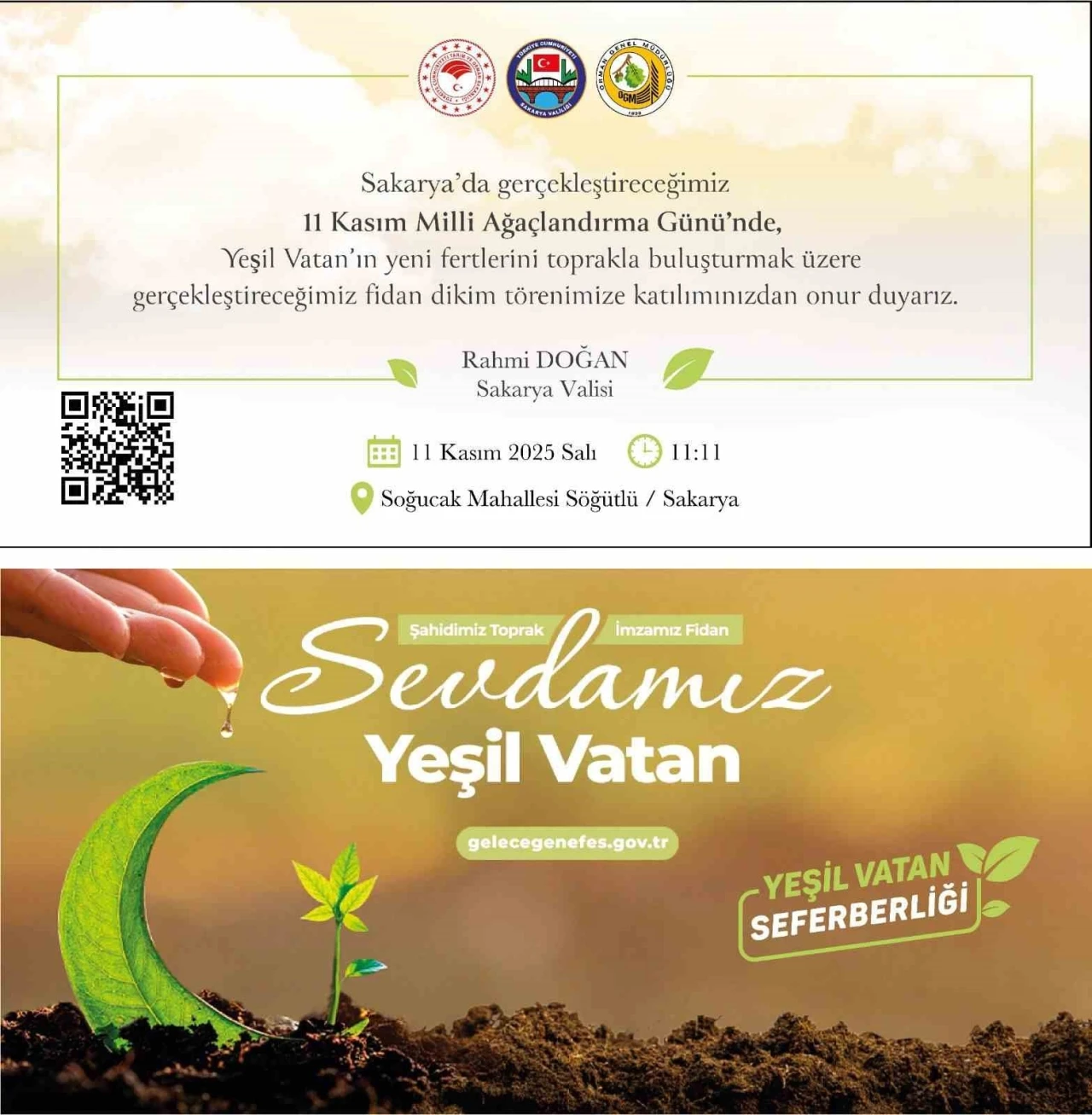 Milli Ağaçlandırma Günü’nde Sakarya’da binlerce fidan toprakla buluşacak
