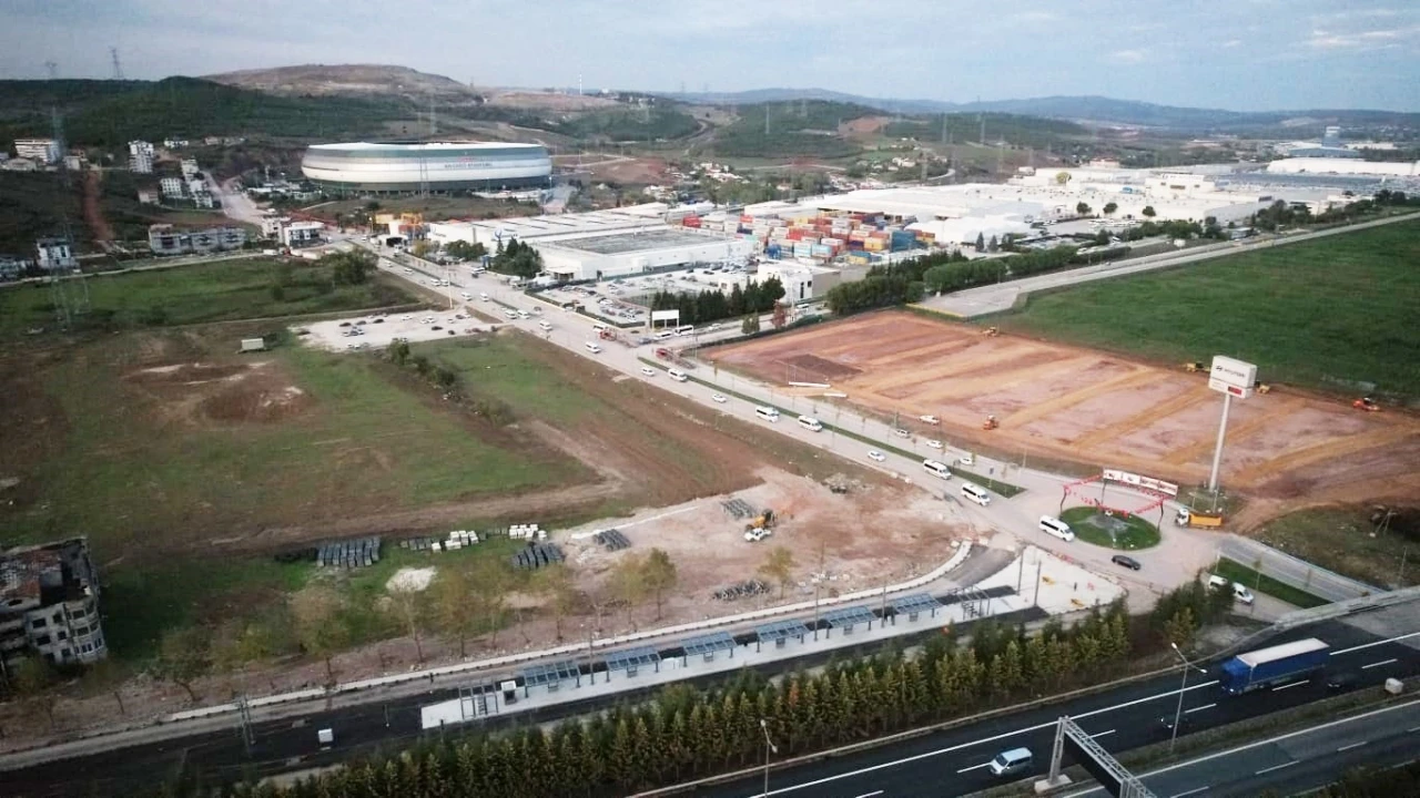 Milli maç için 220 dönümlük dev organizasyon alanı hazır
