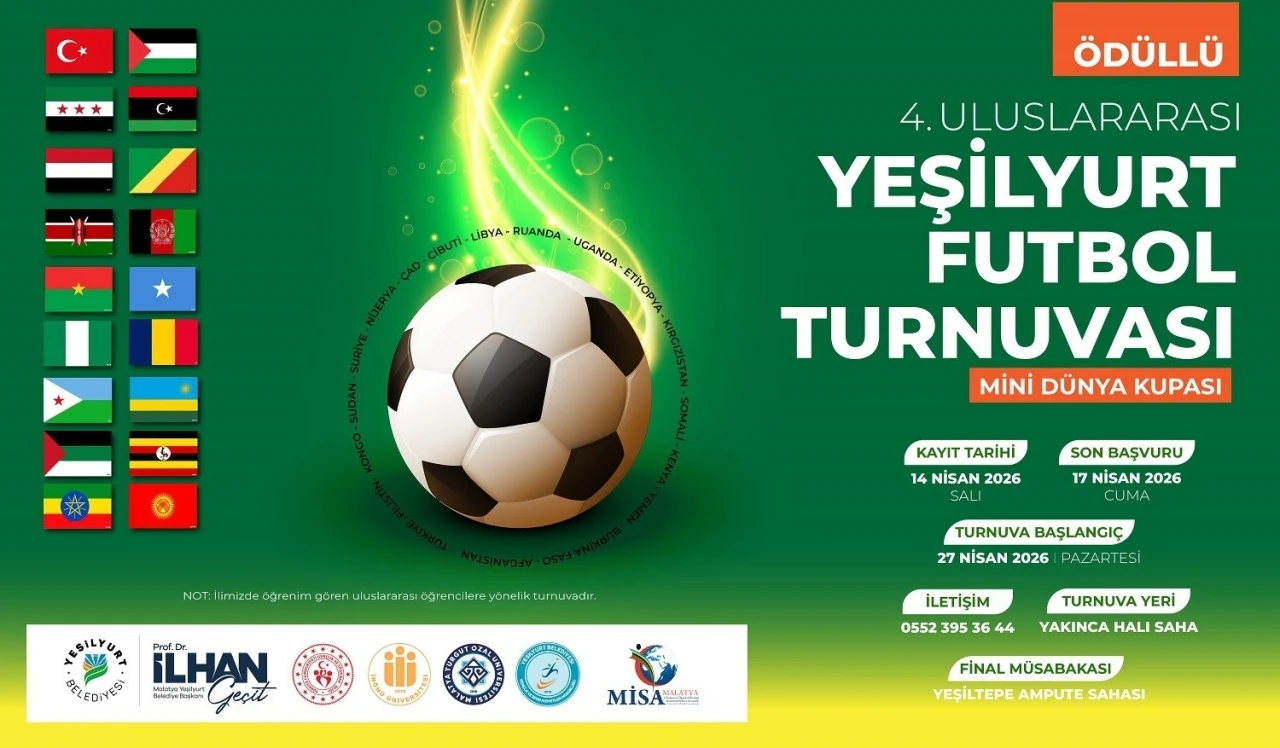 Mini D&uuml;nya Kupası heyecanı Yeşilyurt&rsquo;ta başlıyor
