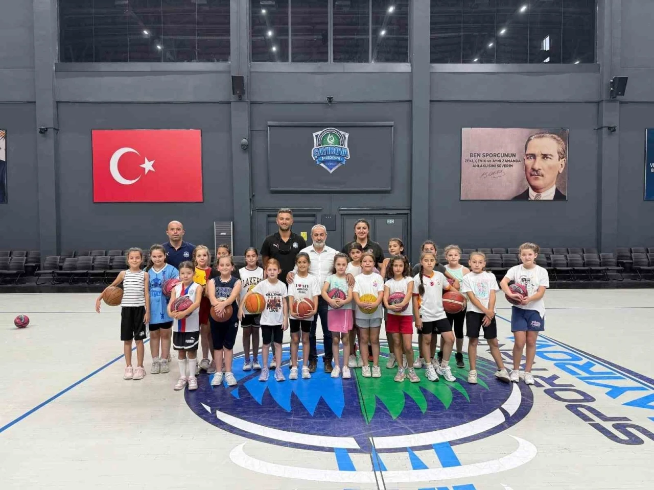 Minik devler hünerlerini sergiledi
