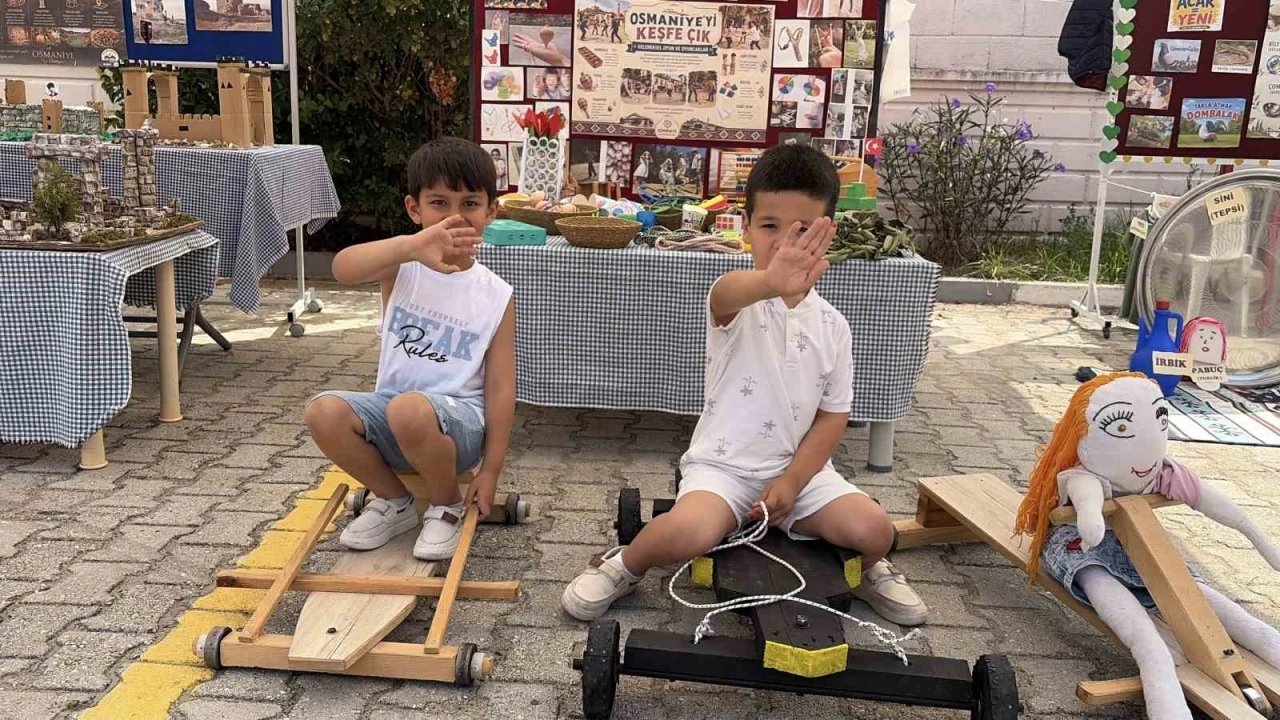 Minik ellerden Osmaniye&rsquo;nin k&uuml;lt&uuml;rel mirasına renkli dokunuş
