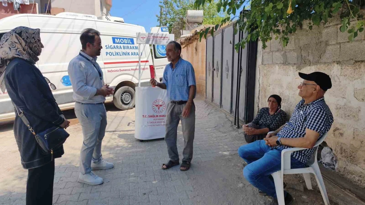 Mobil sigara bırakma polikliniği umut oluyor

