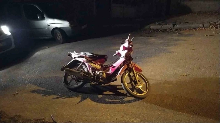 Motosiklet &ccedil;alan &ccedil;ocuklar polis ekiplerinden ka&ccedil;amadı
