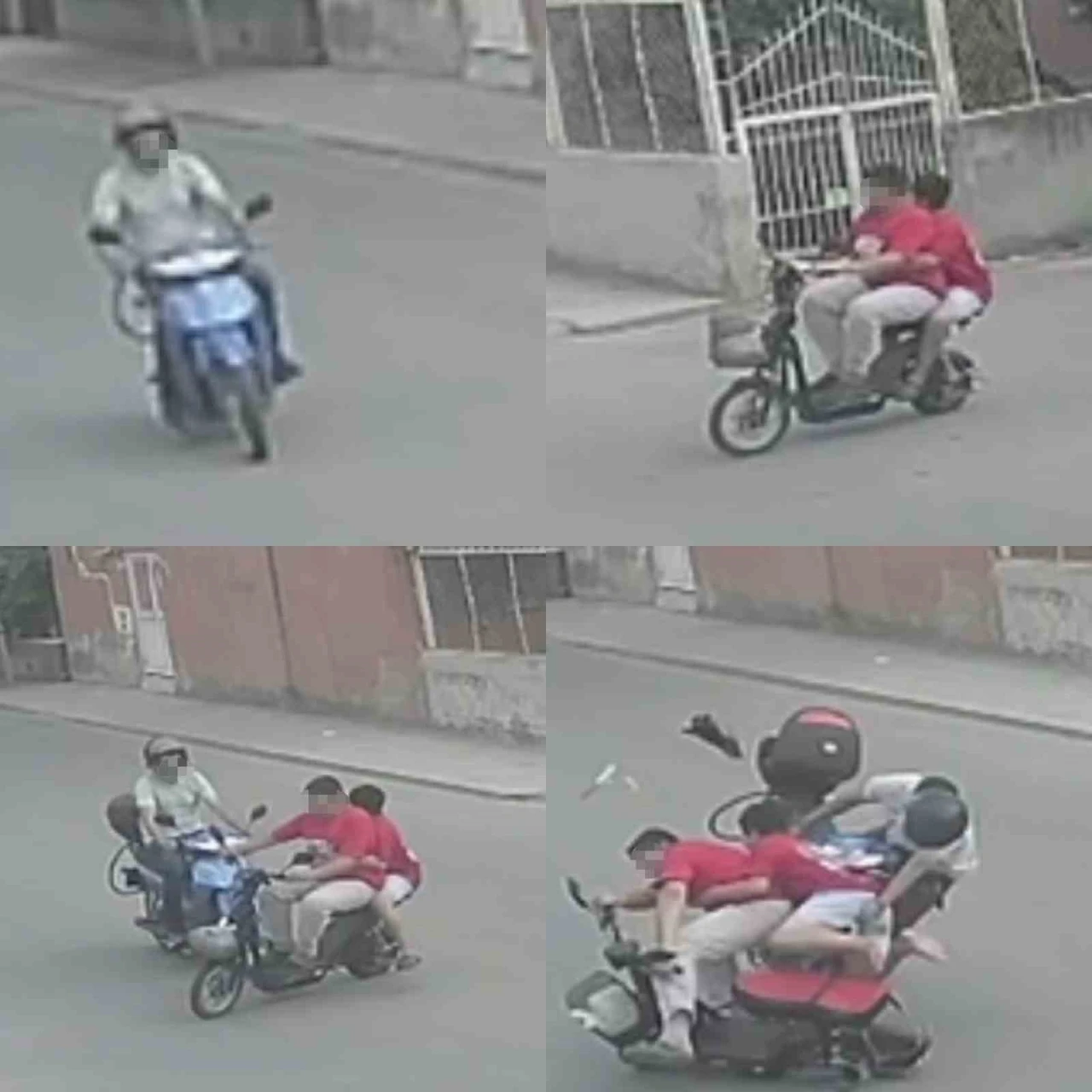 Motosikletler &ccedil;arpıştı: 3 yaralı
