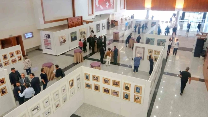 MSK&Uuml; kurucusu Sıtkı Davut Ko&ccedil;man resim sergisi a&ccedil;ılışı ile anıldı
