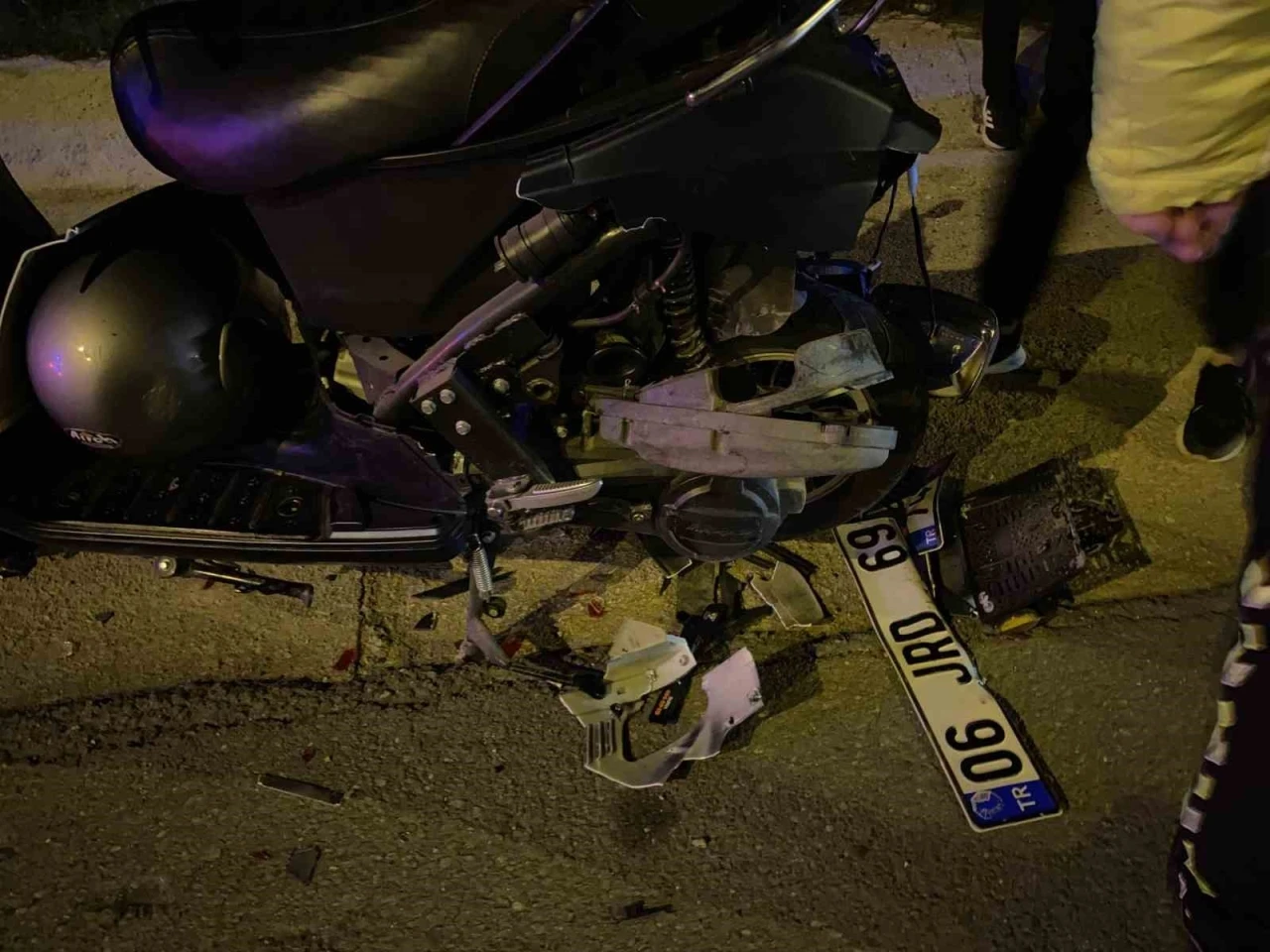 Mudanya’da alkollü sürücü dehşeti: Motosiklete çarpıp kaçtı
