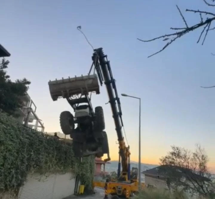 Mudanya&rsquo;da kep&ccedil;enin vin&ccedil;ten d&uuml;şt&uuml;ğ&uuml; anlar kameraya yansıdı
