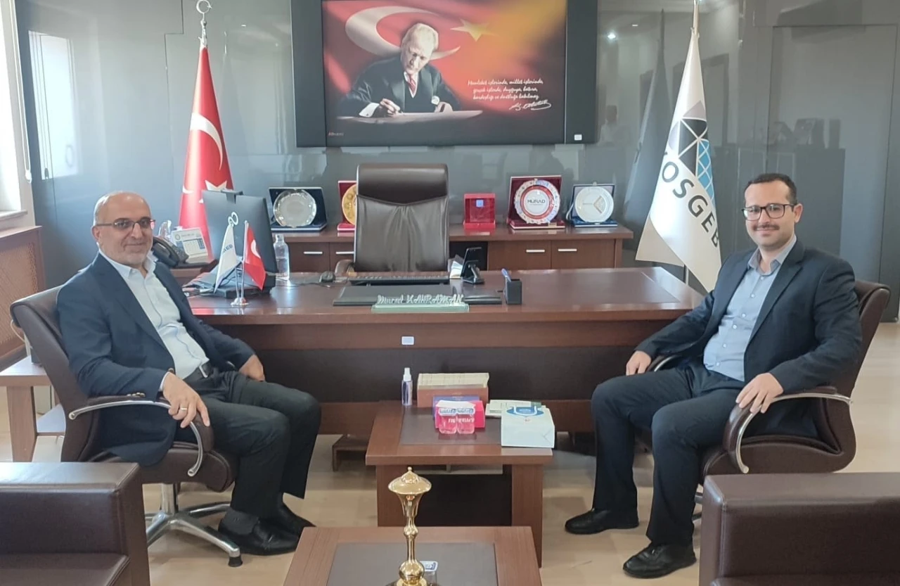 Müdür İmamoğlu’ndan KOSGEB İl Müdürü Kahraman’a hayırlı olsun ziyareti
