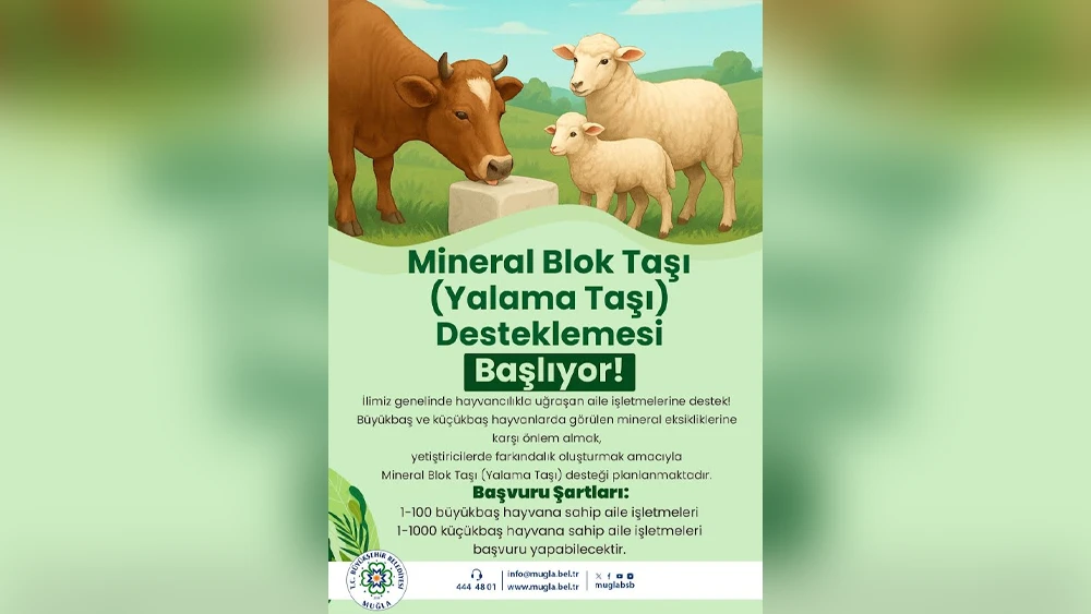 Muğla Büyükşehir'den Hayvan Yetiştiricilerine Destek