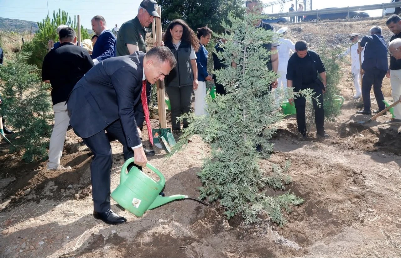 Muğla'da 15 Temmuz Şehitleri Anısına Fidanlar Dikildi