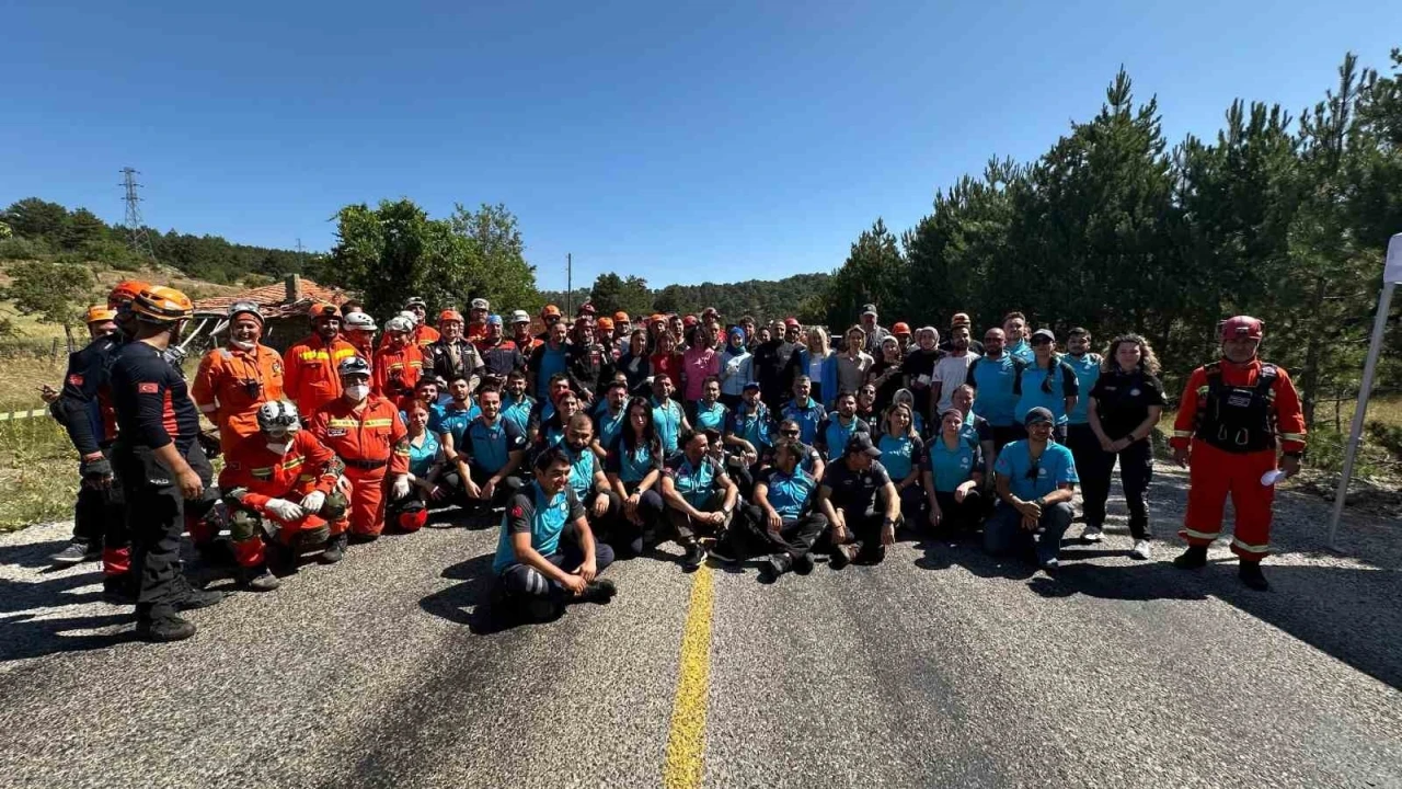 Muğla’da gerçeği aratmayan deprem tatbikatı
