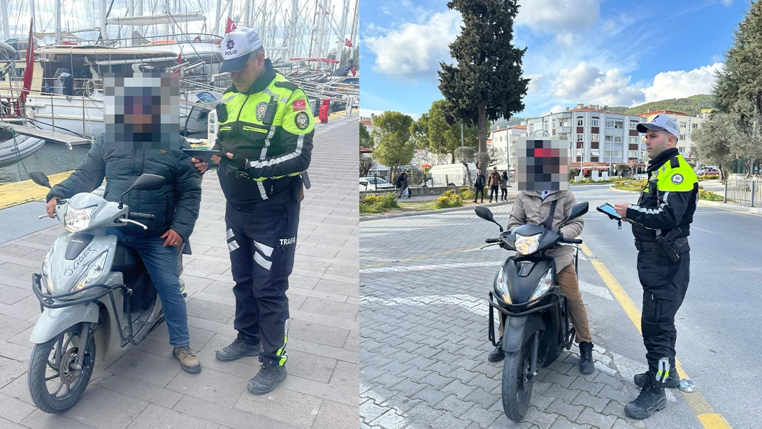 Muğla'da Motosikletlere Sıkı Denetim