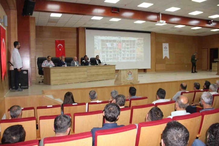 Muhtarlara &lsquo;yerinde d&ouml;n&uuml;ş&uuml;m&rsquo; anlatıldı
