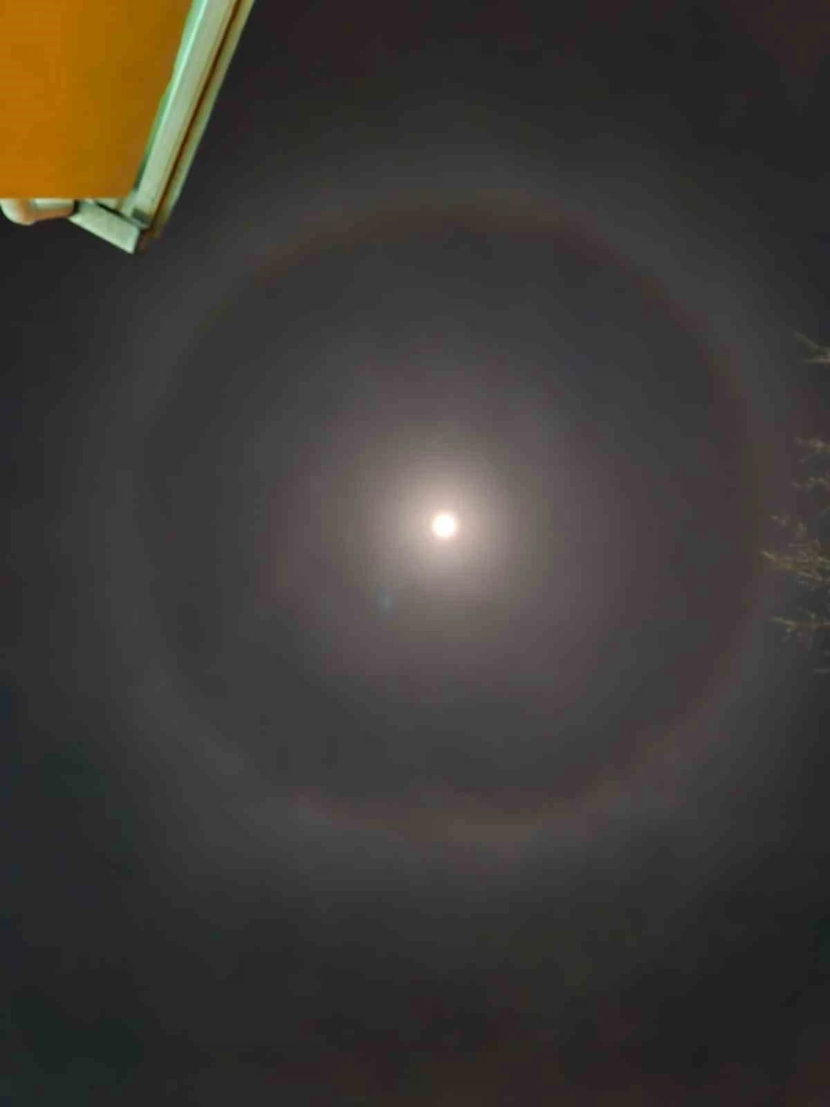 Muratlı semalarında ‘Ay Halesi’ görüldü
