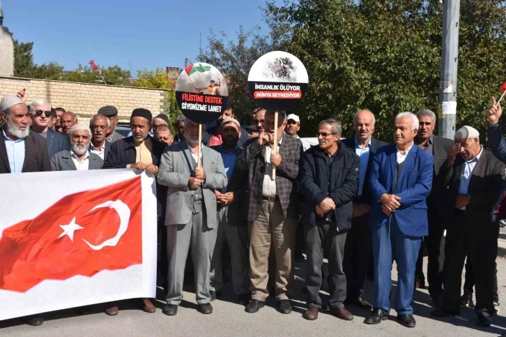 Muş&rsquo;ta Filistin&rsquo;e destek
