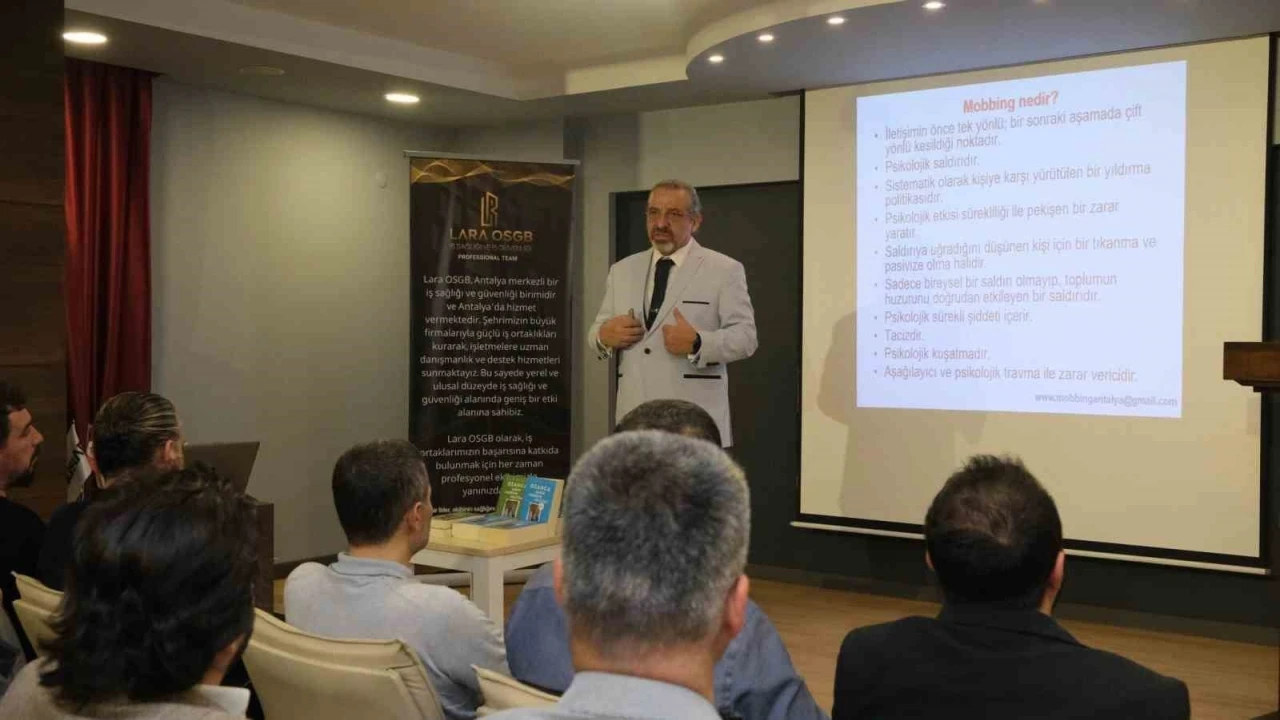 MÜSİAD Antalya’da iş güvenliği ve mobbing konusu ele alındı
