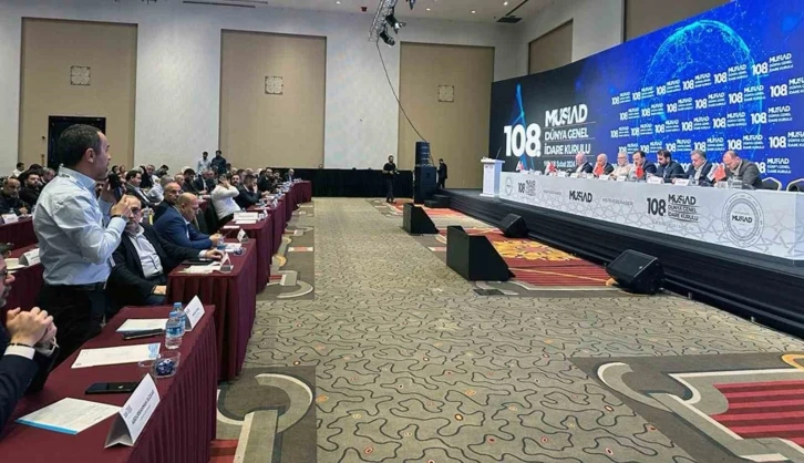 MÜSİAD MUĞLA BAŞKANI NEVZAT AYKAÇ VE YARDIMCILARI 108. GİK TOPLANTISINA KATILDI