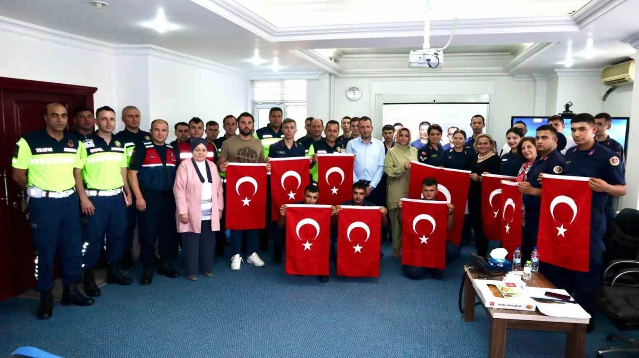 Mutlu evliliğin sırları jandarma personelleriyle paylaşıldı

