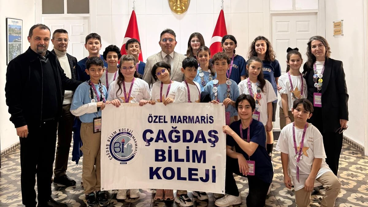 Marmarisli &ouml;ğrencilerinin b&uuml;y&uuml;k başarısına kaymakam Kaya'dan takdir&nbsp;