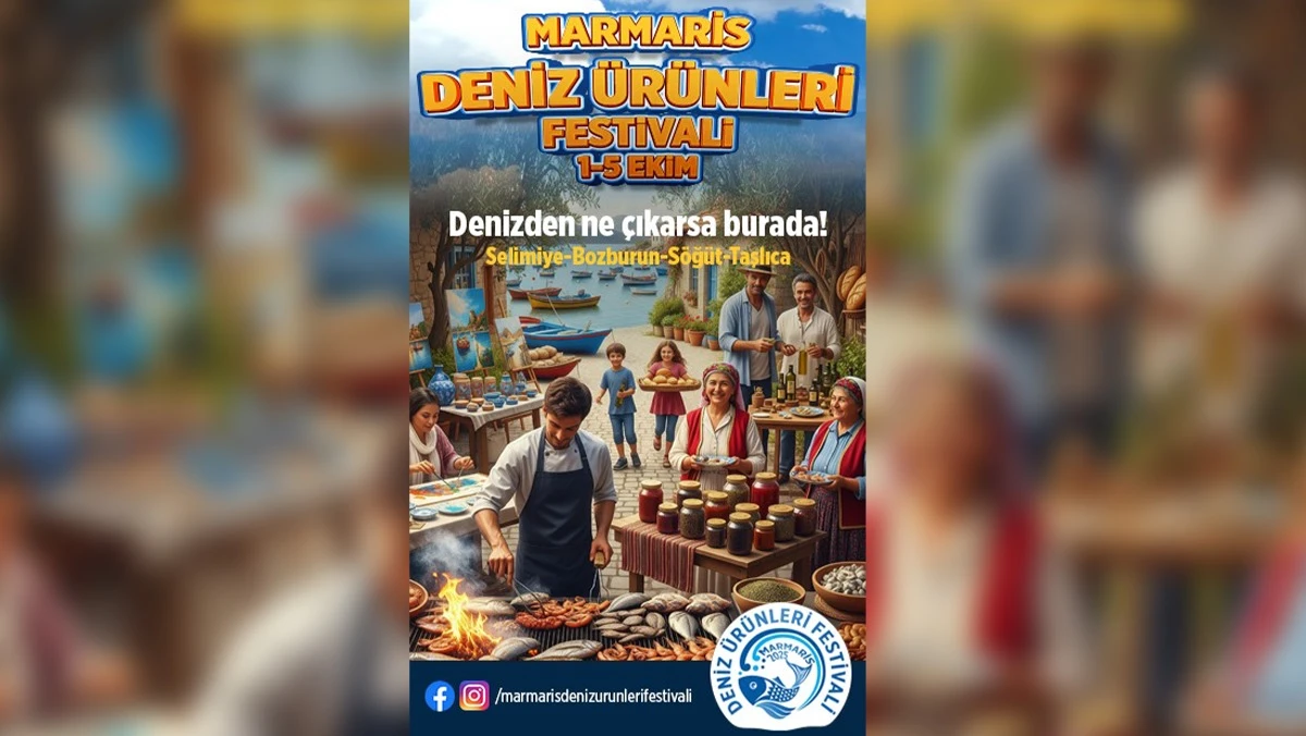   MARMARİS DENİZ ÜRÜNLERİ FESTİVALİ'NE GERİ SAYIM BAŞLADI