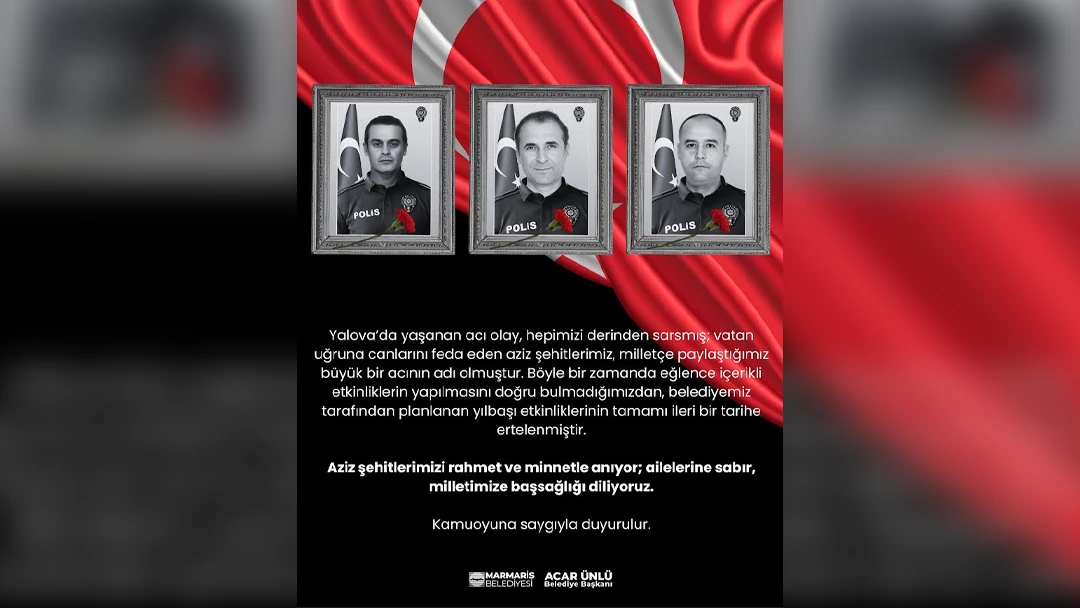 MARMARİS&rsquo;TE YENİ YIL ETKİNLİKLERİ İPTAL EDİLDİ