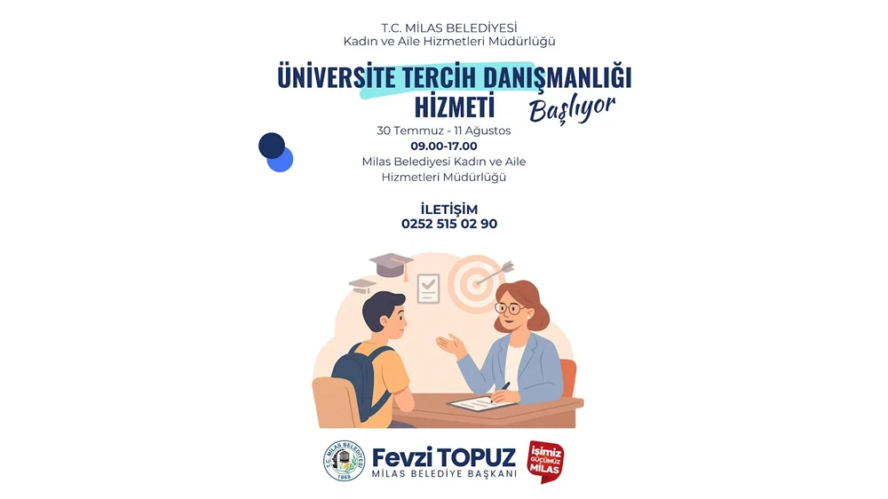 MİLAS BELEDİYESİ TERCİH DÖNEMİNDE ADAYLARIN YANINDA