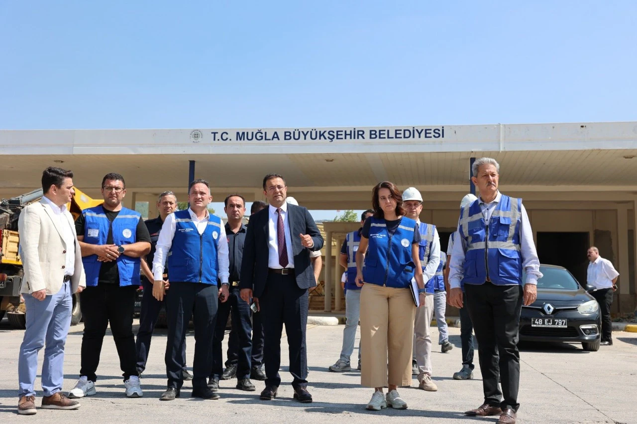 MENTEŞE’DE DEVAM EDEN YATIRIMLAR YERİNDE İNCELEDİ