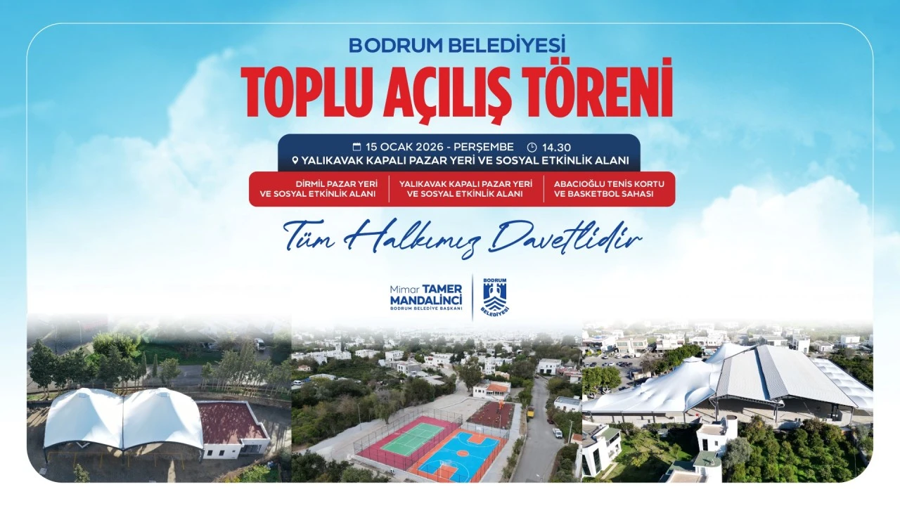 BODRUM &lsquo;DA 3 PROJE BİRDEN A&Ccedil;ILIYOR