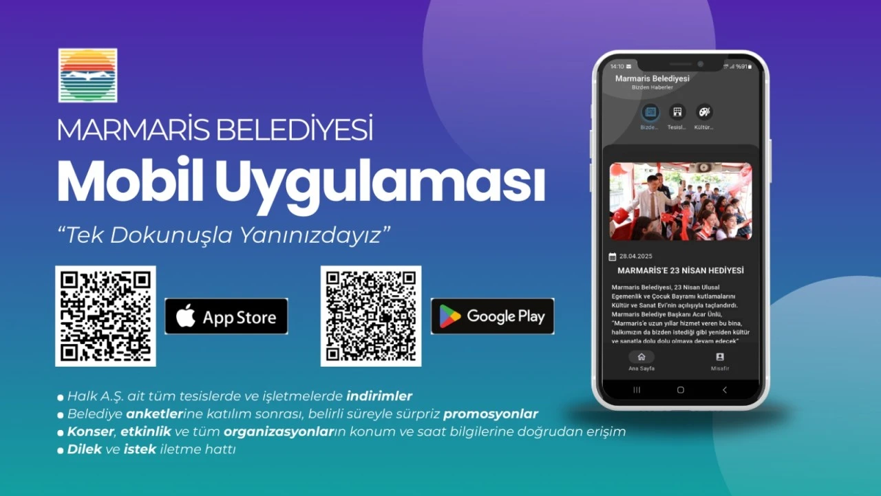 MARMARİS BELEDİYESİ’NDEN HAYATI KOLAYLAŞTIRAN UYGULAMA