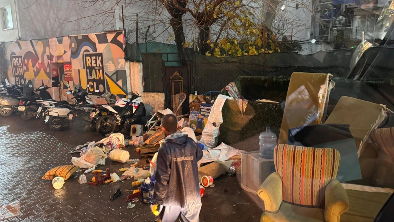 ZORLU HAVA  ŞARTLARINDA  DUYARSIZLIK TEMİZLİK &Ccedil;ALIŞANLARINI ZORLUYOR