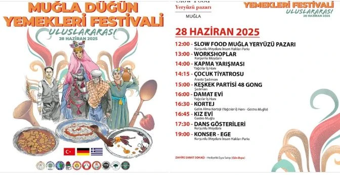 MUĞLA’NIN DÜĞÜN YEMEKLERİ ULUSLARARASI BOYUTA TAŞINIYOR