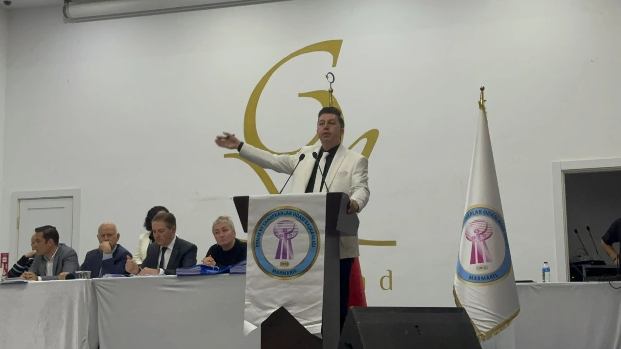 Marmaris Esnaf ve Sanatk&acirc;rlar odası başkanı Mehmet Ayyıldız yeniden se&ccedil;ildi