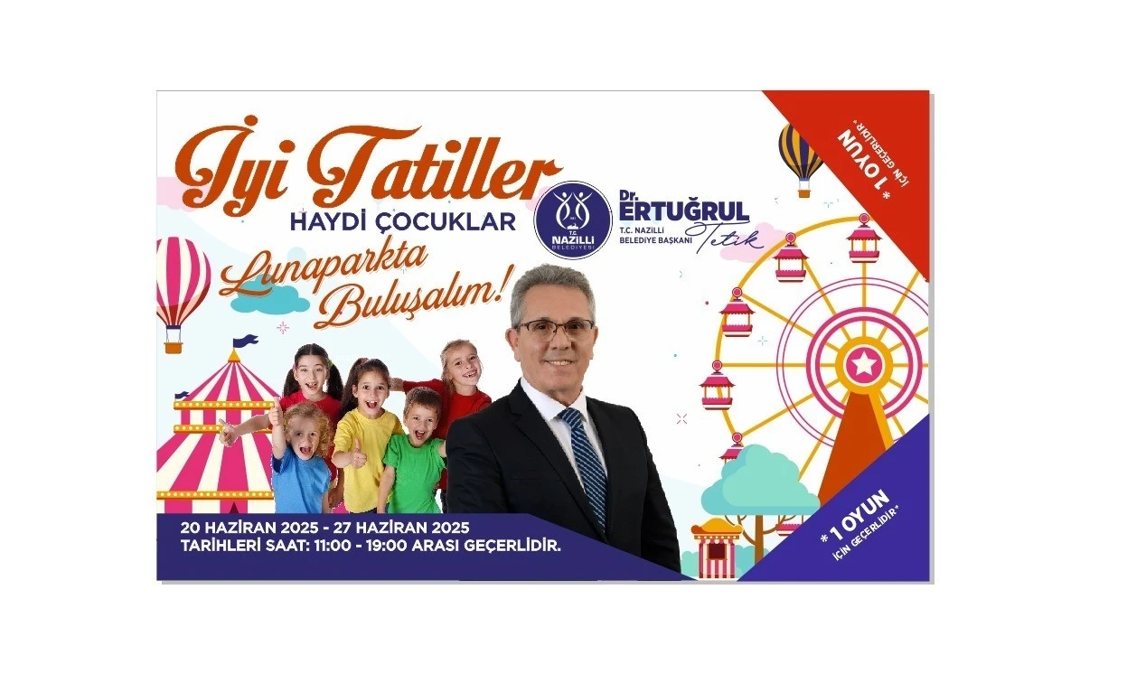 Nazilli Belediyesi’nden çocuklara karne hediyesi
