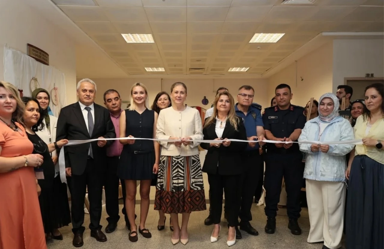 Nazilli’de TRSM danışanlarının hazırladığı eserler
