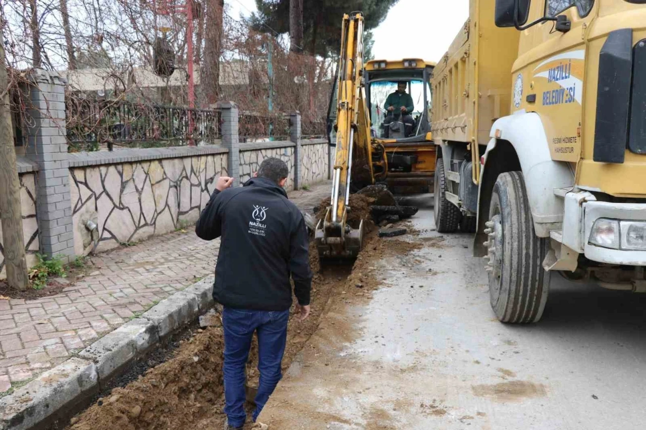 Nazilli&rsquo;de yarım asırlık i&ccedil;me suyu hatları yenileniyor
