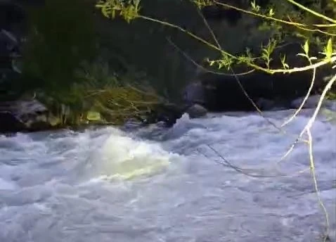 Nehirde kaybolan şahıs i&ccedil;in arama &ccedil;alışması başlatıldı
