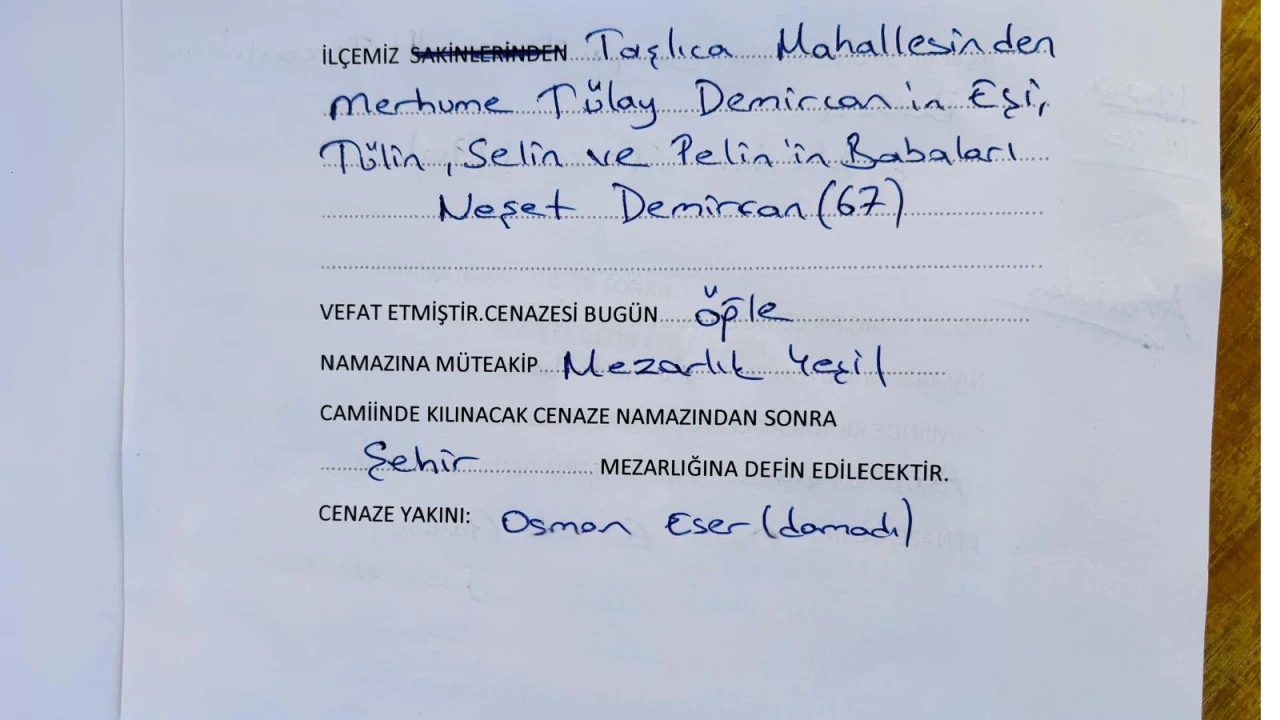 Neşet Demircan Son Yolculuğuna Uğurlanıyor