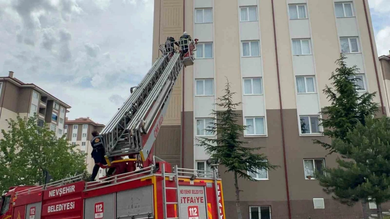 Nevşehir&rsquo;de ocakta unutulan yemek paniğe neden oldu
