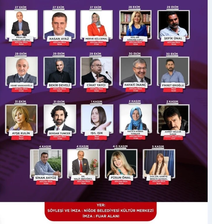 Niğde Belediyesi&rsquo;nden 6.Kitap Fuarı
