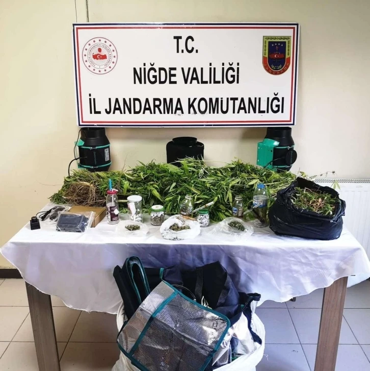 Niğde&rsquo;de jandarmadan uyuşturucu operasyonu: 1 g&ouml;zaltı
