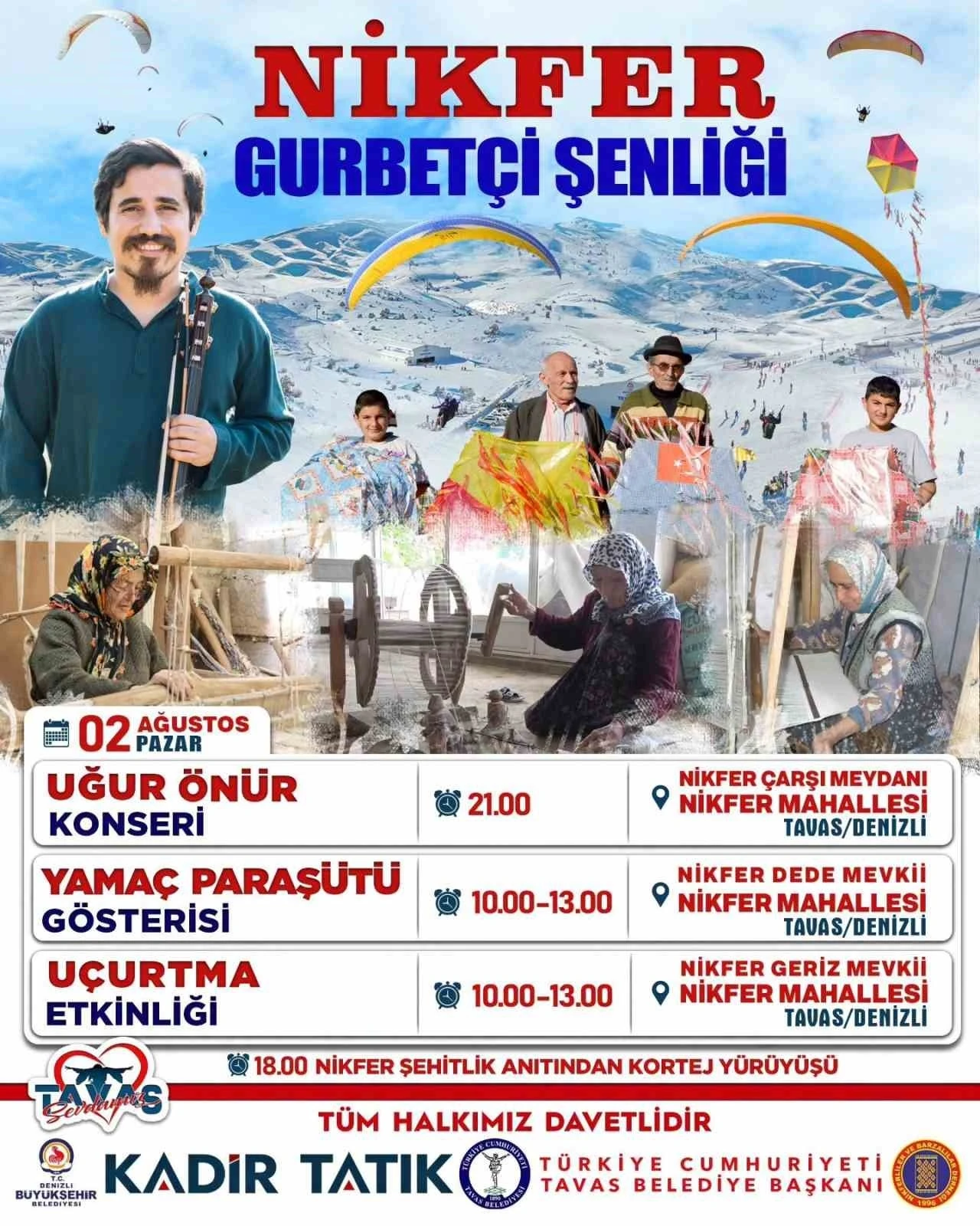 Nikfer Gurbet&ccedil;i Şenliği i&ccedil;in geri sayım başladı
