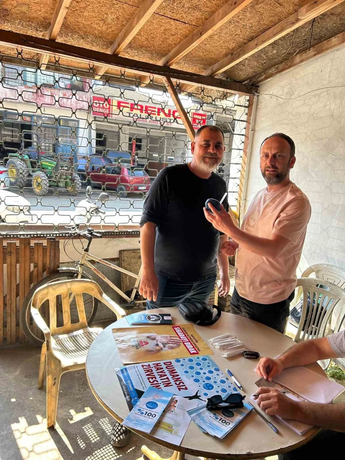 Nikotin testi yapıldı
