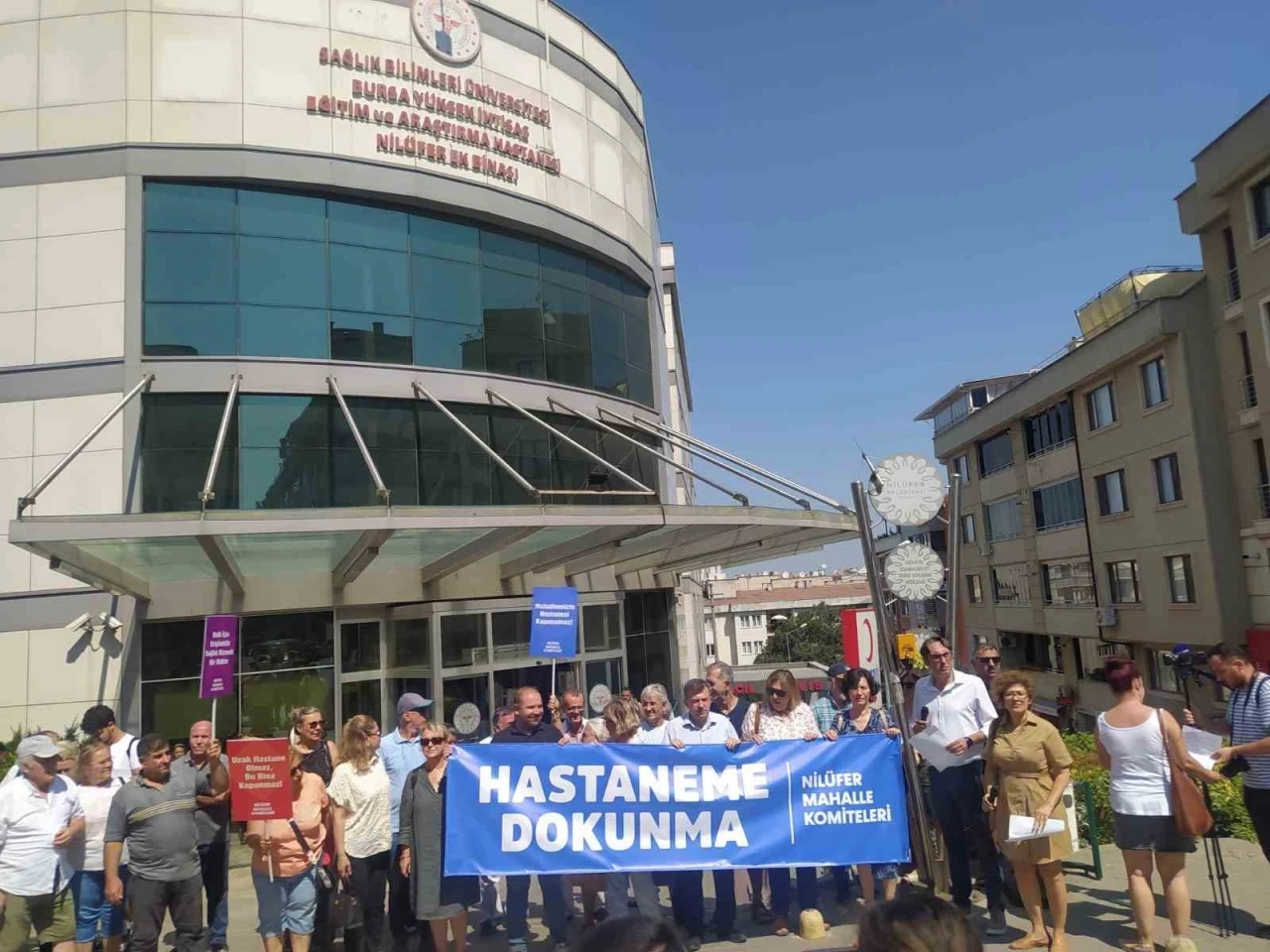 Nilüfer’de halk hastanelerine sahip çıkmak için toplandı
