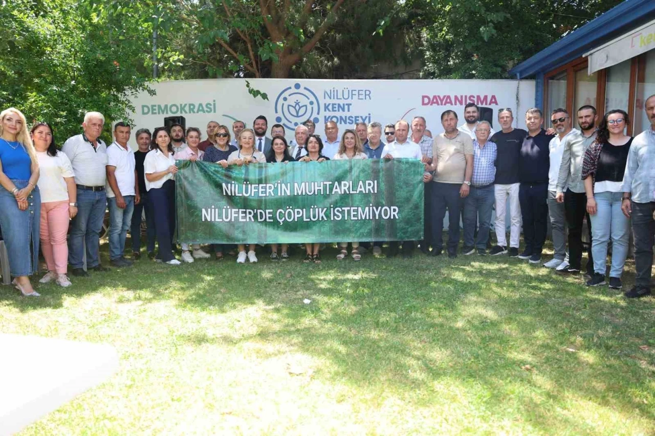 Nil&uuml;fer&rsquo;de katı atık tesisine karşı tek ses: "&Ccedil;&ouml;pl&uuml;k istemiyoruz"
